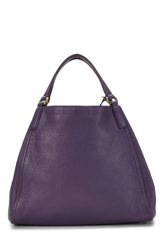 Purple Leather Soho Convertible Shoulder Bag, , large image number 3