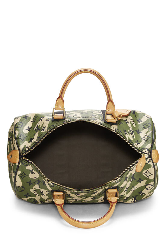 Louis Vuitton x Takashi Murakami Monogramouflage Speedy 35 - Green Handle  Bags, Handbags - LOU775825