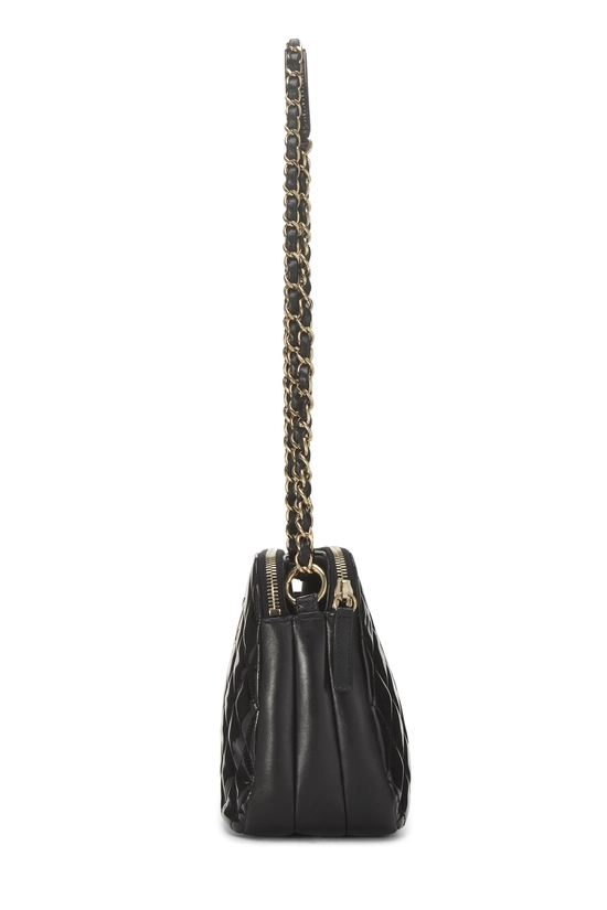Black Patent Leather Double Zip Camera Bag, , large image number 2