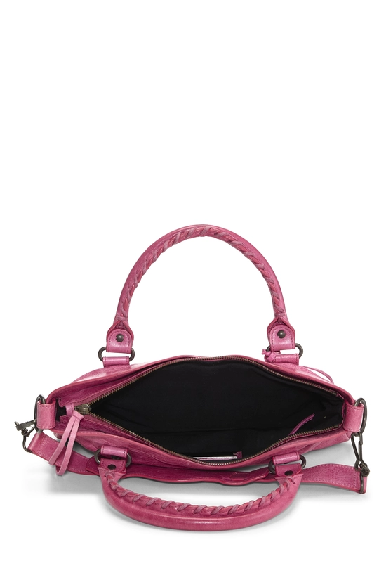 Pink Agneau Classic First Handbag, , large image number 5