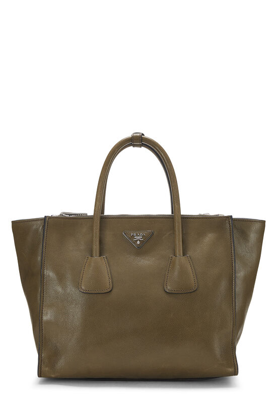 Green Calfskin Convertible Tote, , large image number 0