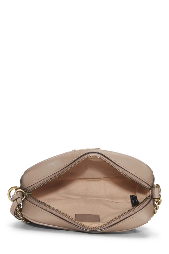Beige Leather GG Marmont Crossbody Small, , large image number 5