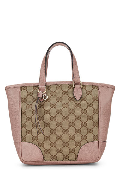 Pink Canvas Bree Top Handle Tote Small