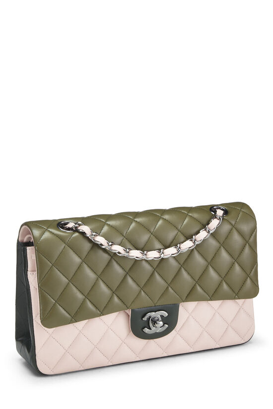 Multicolor Quilted Lambskin Classic Double Flap Medium