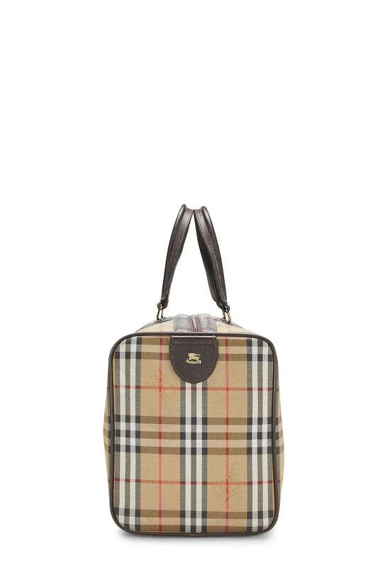 Brown Haymarket Check Canvas Duffle Small, , large image number 2