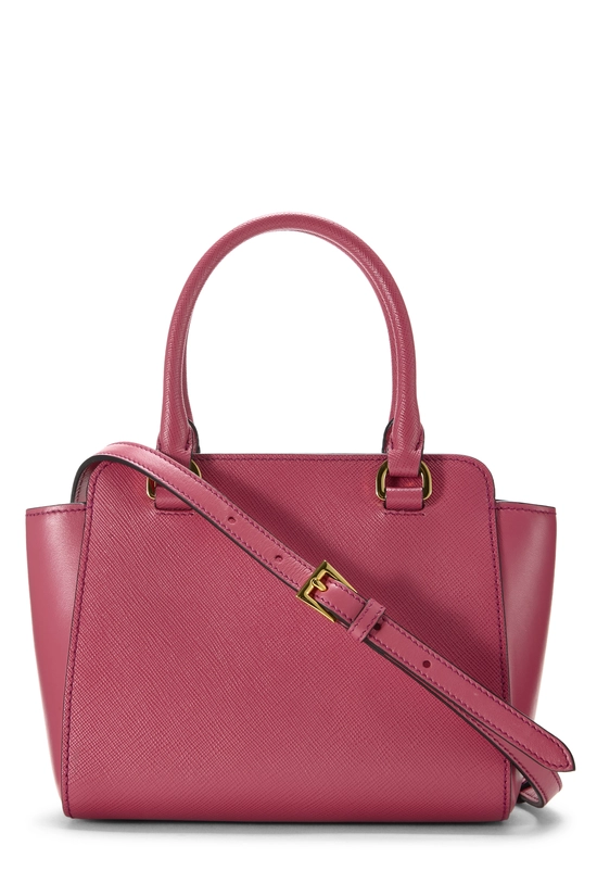 Pink Saffiano Convertible Handbag Mini, , large image number 3