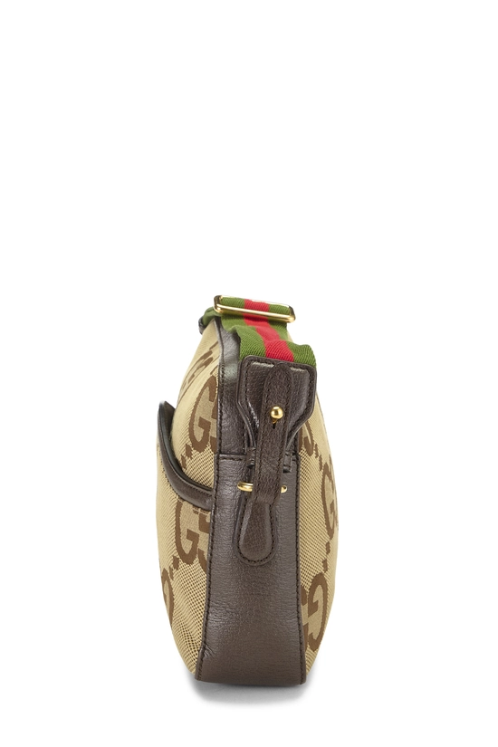 Brown Jumbo GG Canvas Messenger Bag, , large image number 2