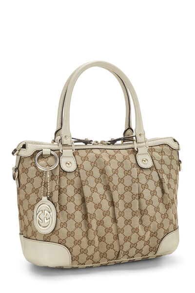 Gucci Vintage - GG Crossbody Bag - White - Leather Handbag - Luxury High  Quality - Avvenice