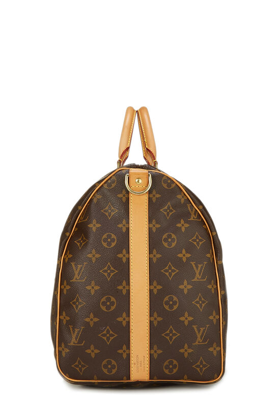 Louis Vuitton Keepall Bandouliere 50 Duffel with Strap Brown Monogram  Canvas