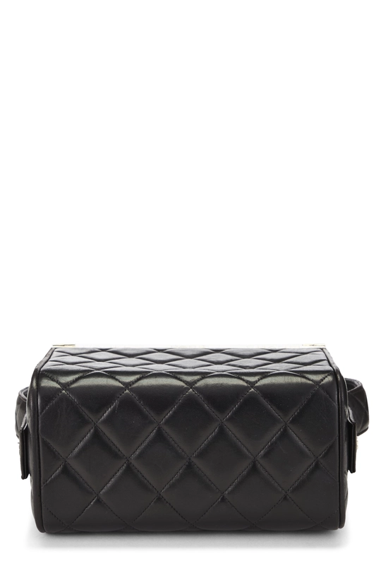 Black Quilted Lambskin Box Vanity, , large image number 4