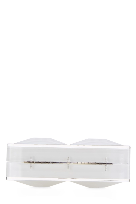 White Acrylic Minaudiere, , large image number 4