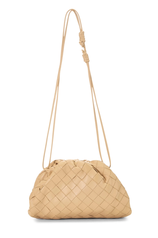 Beige Intrecciato Leather "The Pouch" Mini, , large image number 3