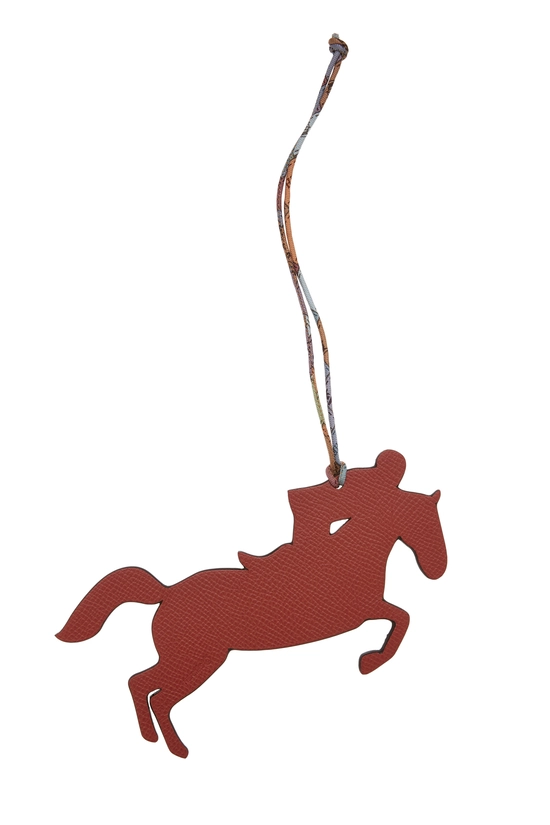 Multicolor Epsom & Clemence Horse Jockey Petit H Charm, , large image number 1