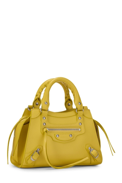 Balenciaga Yellow Calfskin Neo Classic City Mini — photo 2