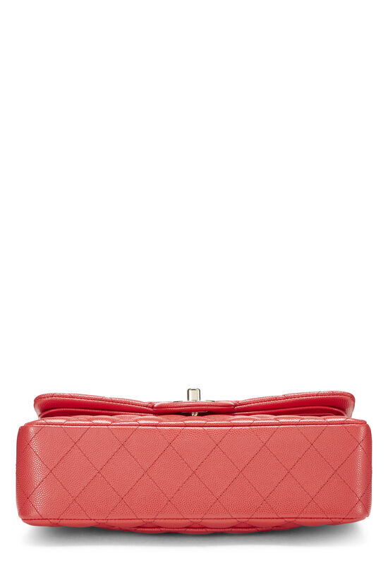 Chanel Red Quilted Caviar Classic Double Flap Small Q6B0100FR1002