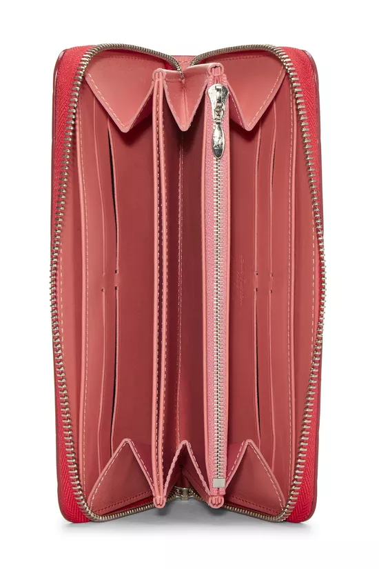 Pink Rayures Monogram Vernis Zippy, , large image number 3