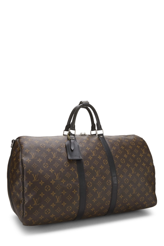 Monogram Macassar Keepall Bandouliere 55, , large image number 1