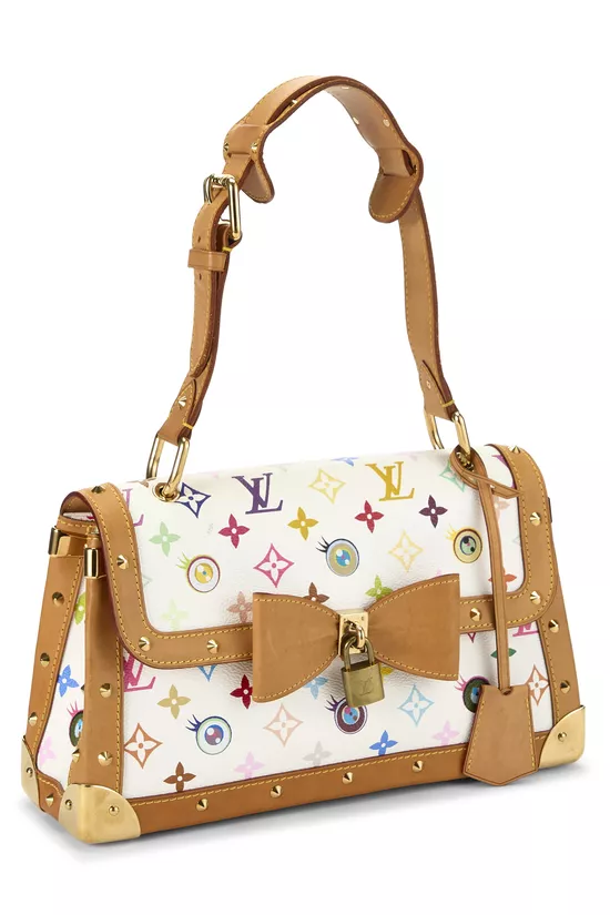 Takashi Murakami x Louis Vuitton White Monogram Multicolore Eye Need You Bag, , large image number 1
