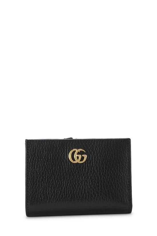 Black Leather GG Marmont Card Case, , large image number 0