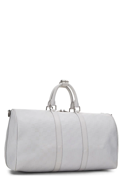Louis Vuitton Grey Damier Infini Keepall Bandouliere 45 — photo 2