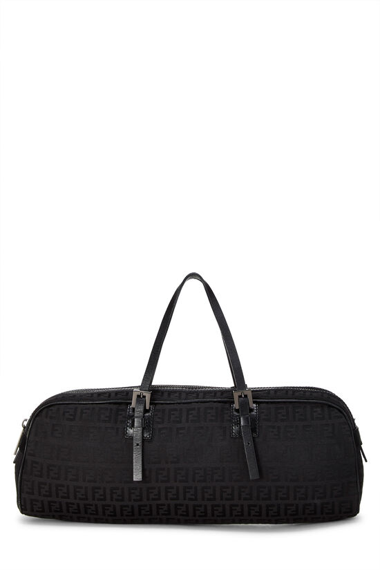 Black Zucchino Canvas Long Handbag, , large image number 0