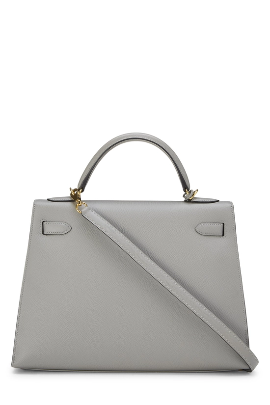 Gris Mouette Epsom Kelly Sellier 28, , large image number 3
