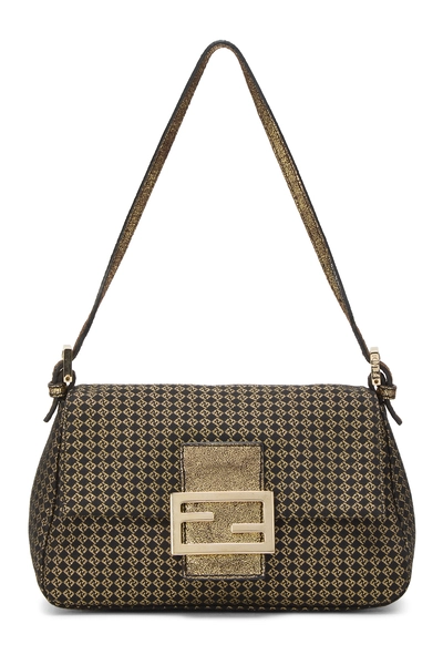 Fendi Gold Lurex Zucchino Mama Mini