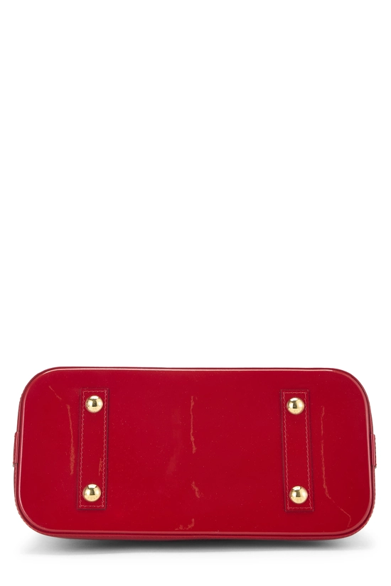 Red Monogram Vernis Alma PM NM, , large image number 4