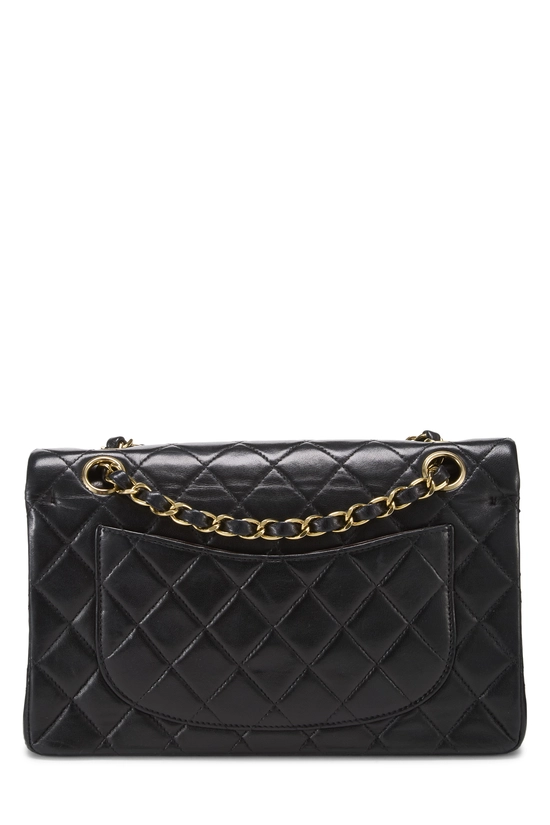 Black Quilted Lambskin Classic Double Flap Small, , large image number 3
