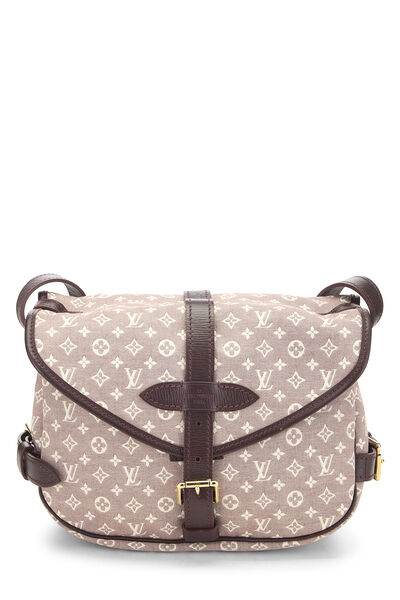 Burgundy Monogram Idylle Saumur PM