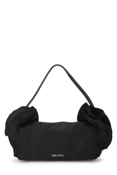 Prada Black Nylon Shoulder Bag