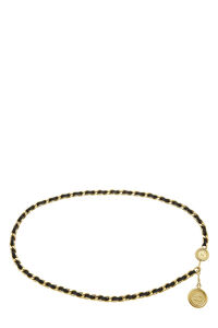 Chanel Vintage Chanel Gold Tone CC Medallion Thick Chain Belt