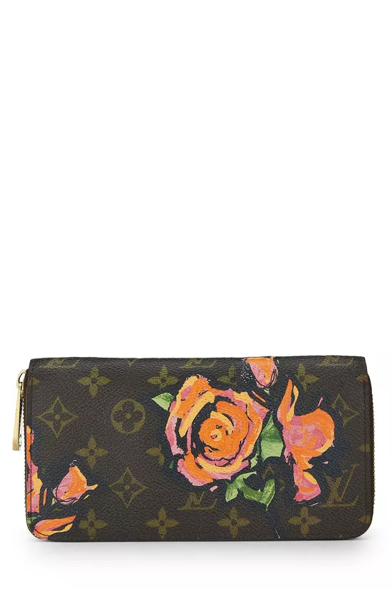 Stephen Sprouse x Louis Vuitton Monogram Roses Zippy Wallet, , large image number 0