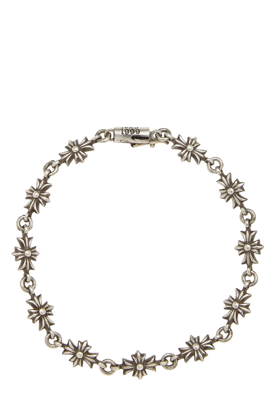 Sterling Silver Cross Bracelet, , large image number 0