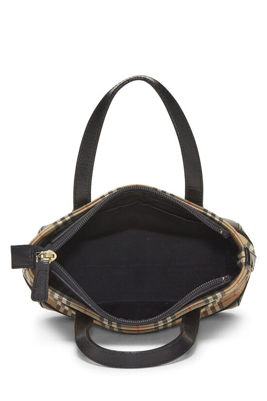 Black Haymarket Canvas Handbag Mini, , large image number 5