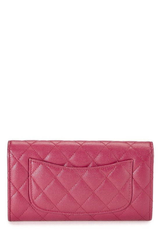 Pink Caviar Classic Long Flap Wallet, , large image number 2
