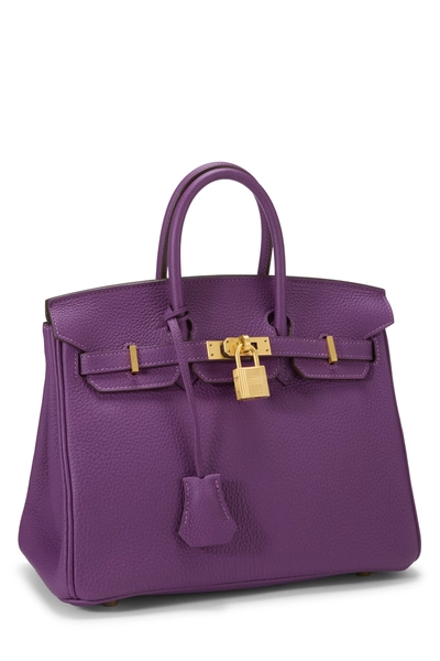 Anemone Togo Horseshoe Birkin 25, , large