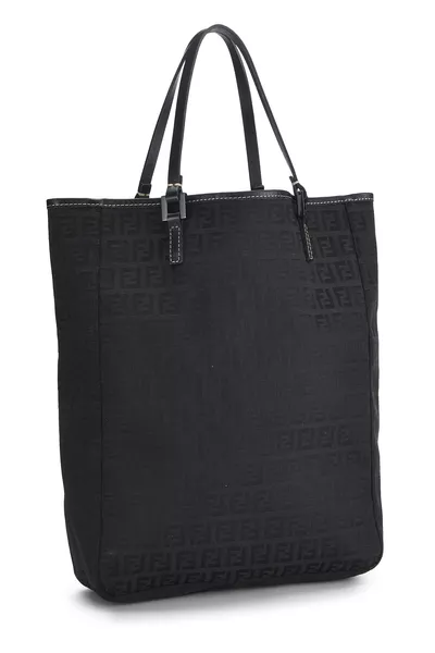 Black Zucchino Canvas Tote, , large