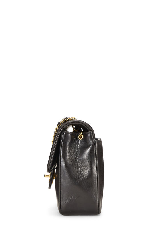 Black Vertical Lambskin Classic Flap Small, , large image number 5