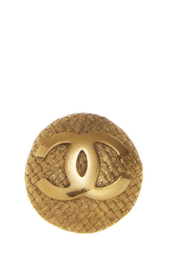 Gold 'CC' Engraved Pin, , large image number 0