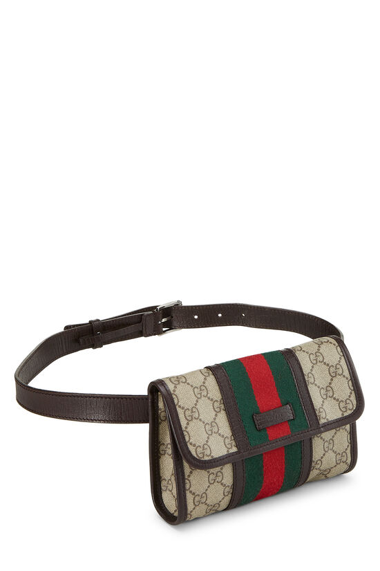 gucci canvas belt bag