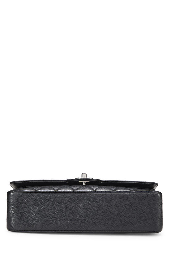 Chanel Black Quilted Caviar Classic Double Flap Medium Q6B0100FK0130