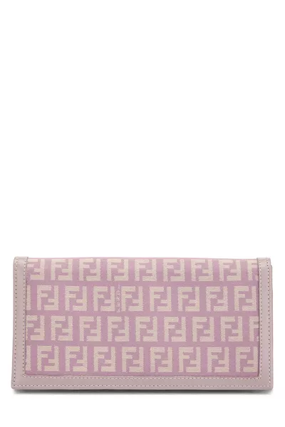 Purple Zucchino Canvas Long Wallet