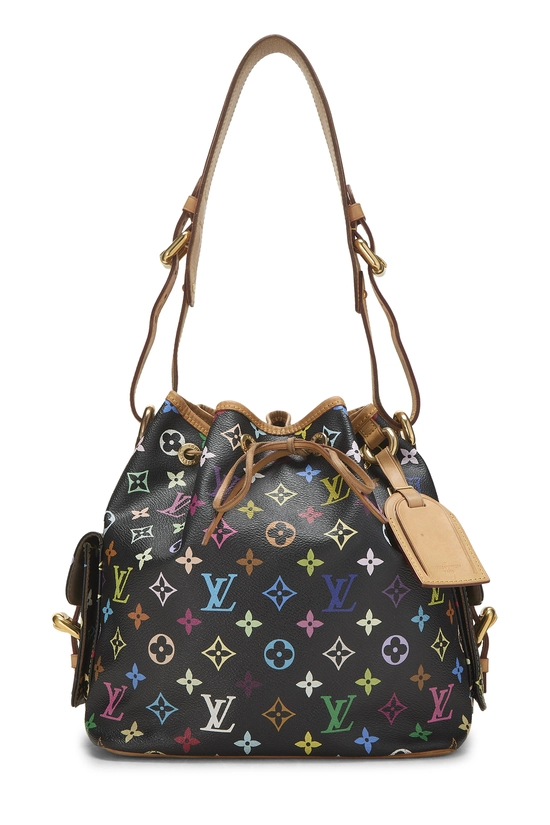 Takashi Murakami x Louis Vuitton Black Monogram Multicolore No&eacute; Petite, , large image number 0