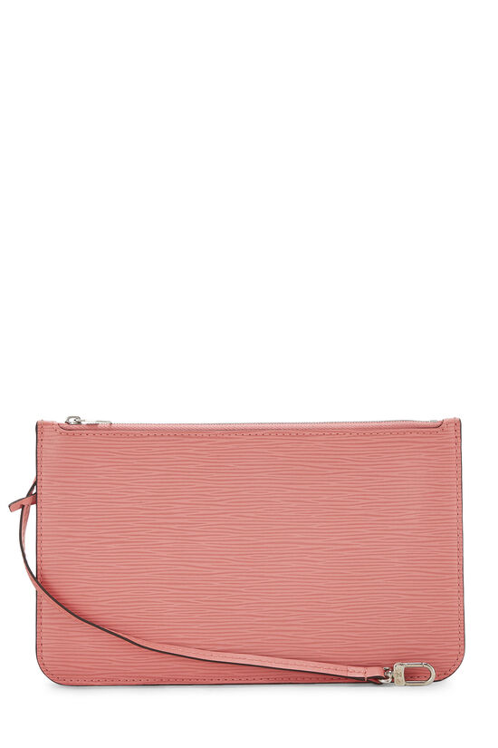 Coral Epi Neverfull Pouch MM , , large image number 0