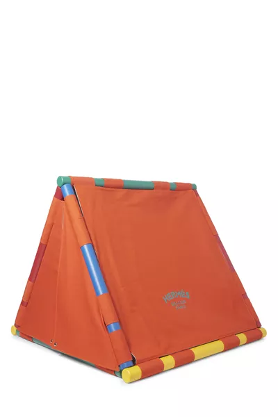Orange Reversible Canvas Cavaletti Doghouse