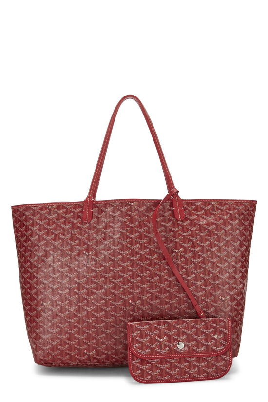Red Goyardine Canvas Saint-Louis GM, , large image number 3