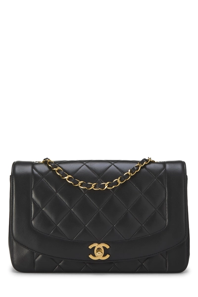 Chanel Black Quilted Lambskin Classic Flap Medium