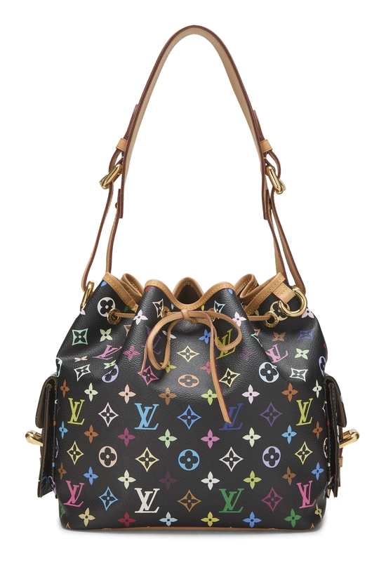 Takashi Murakami x Louis Vuitton Black Monogram Multicolore No&eacute; Petite, , large image number 0