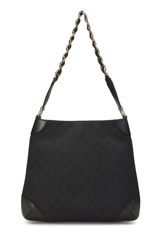 Black Original GG Canvas Shoulder Bag, , large image number 3